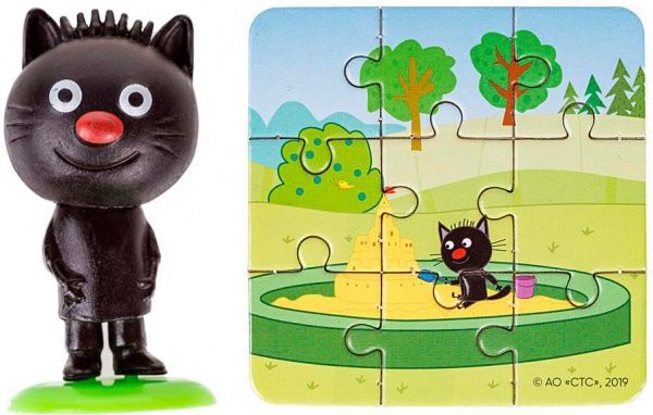 Игровая фигурка-сюрприз Три кота с пазлом Т18085 в ассортименте 