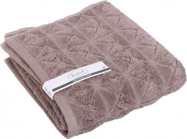 Полотенце махровое Vente 50x90 см кофейный Karna 