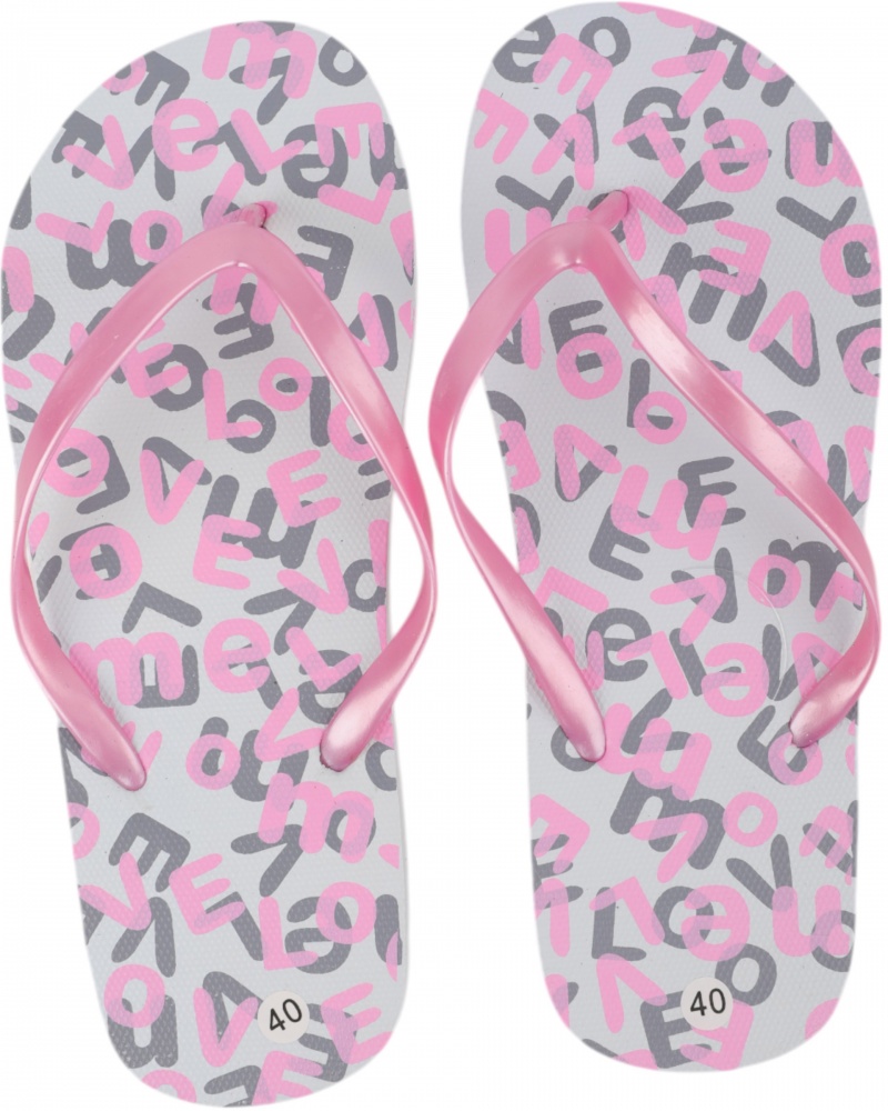 Шльопанці Luna пляжні жіночі Love р.40 рожевий