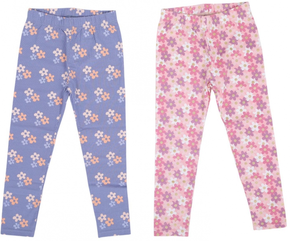 Лосини для дівчаток HW комплект 2 шт Q22023_22066K р.104 різнокольоровий