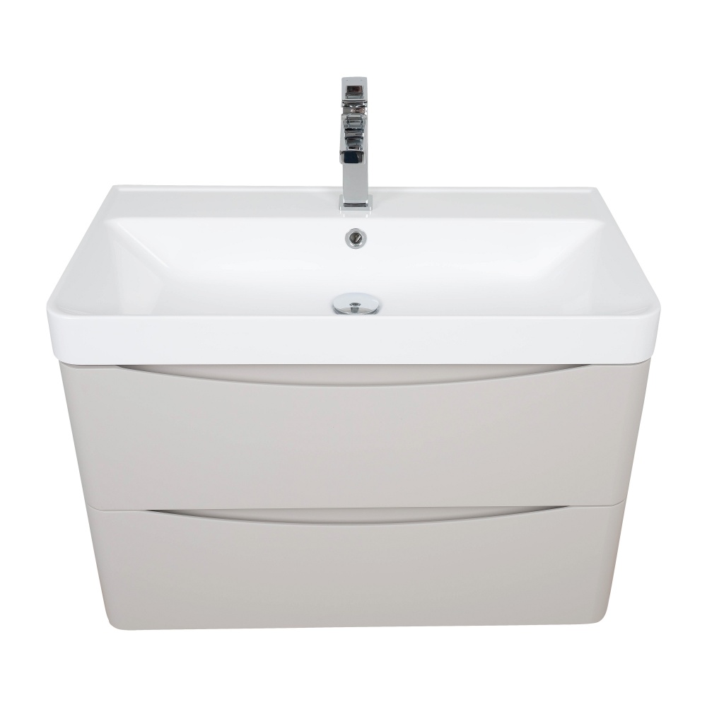 Тумба підвісна Aqua Rodos VISTA(PVC-KASHEMIR)зумивальникомDeep75см