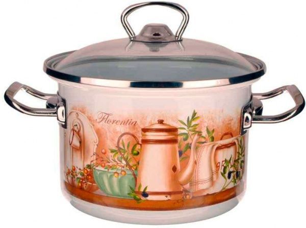 Кастрюля с крышкой Флоренция 5,5л I83117 Idilia