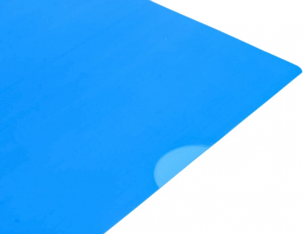 Папка-уголок А4 синий UP! (Underprice)