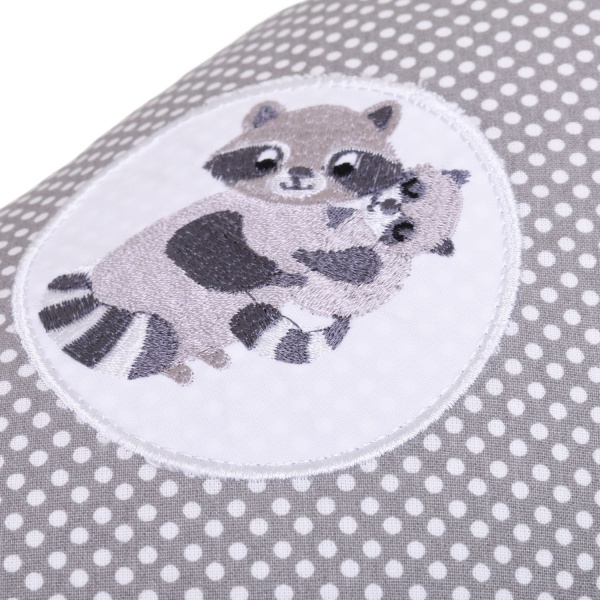 Подушка для кормления Papaella Горошек 30x170 см серый 