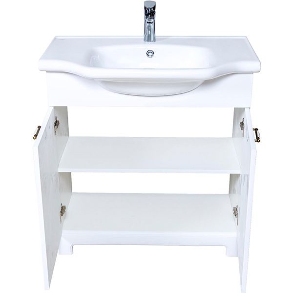 Тумба напольная Aqua Rodos Классик с умывальником New Klasik 80