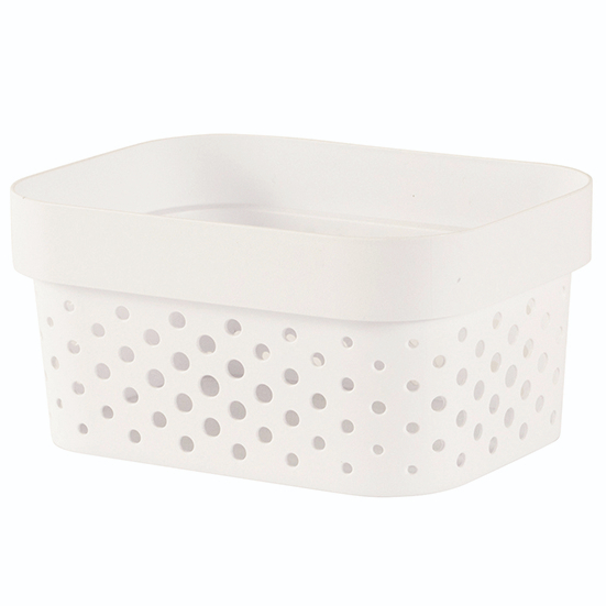 Кошик для зберігання Curver білий Recycled 1,4 л 83x167x125 мм