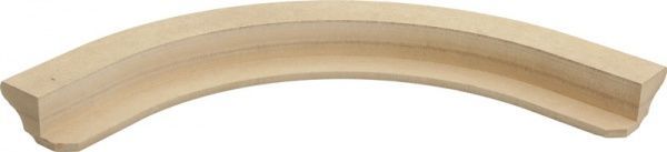 Профіль 1870 верхній радіусний МДФ білий