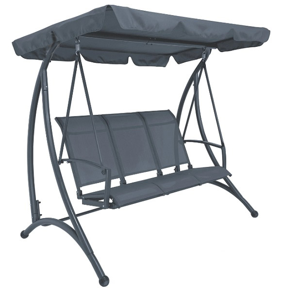 Качели Indigo КАРМЕН 195x115x172 см SW018 серый