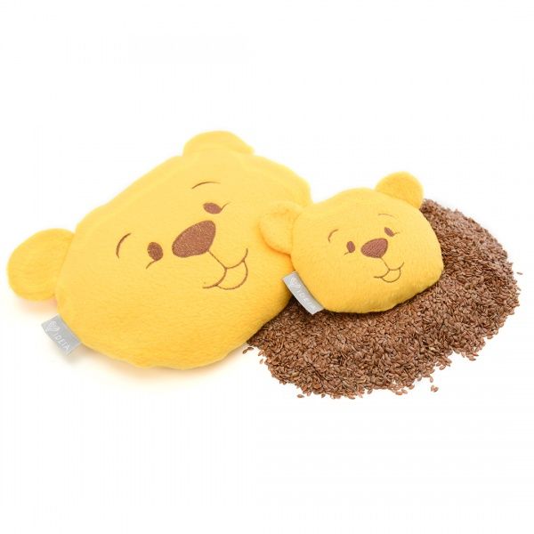 Подушка IDEIA грелка 11х10 см Мишка с семенами льна желтый 8000030044 