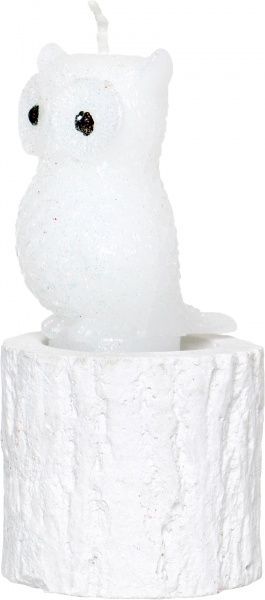 Свічка Сова на пеньку 911086