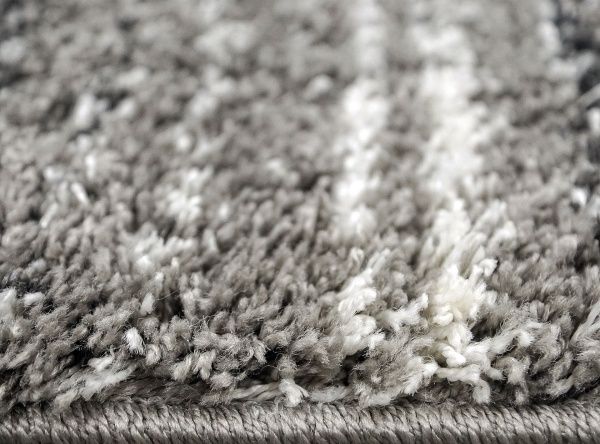 Ковер Karat Carpet Shaggy Melange Grey-Lines 0,8x1,2 м сток