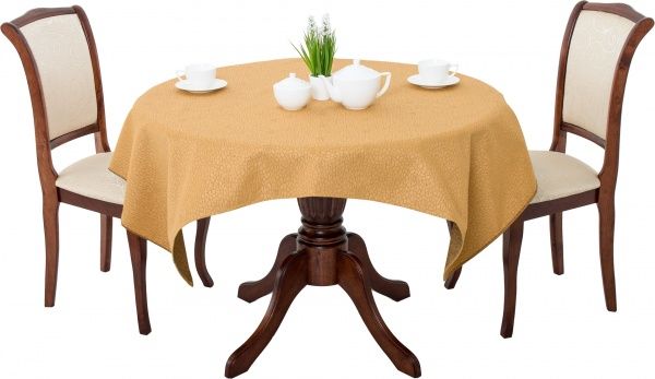 Скатертина Гірчиця 120x142 см гірчичний 