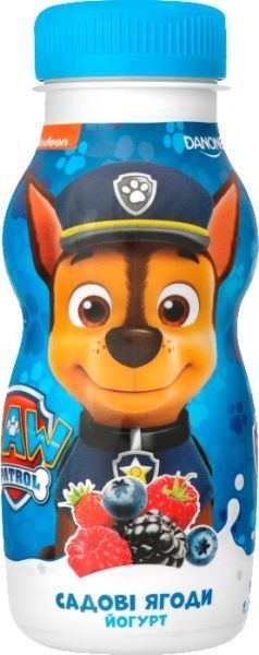 Йогурт Danone питний 1,5% пет 185г садові ягоди (4820052669828) 