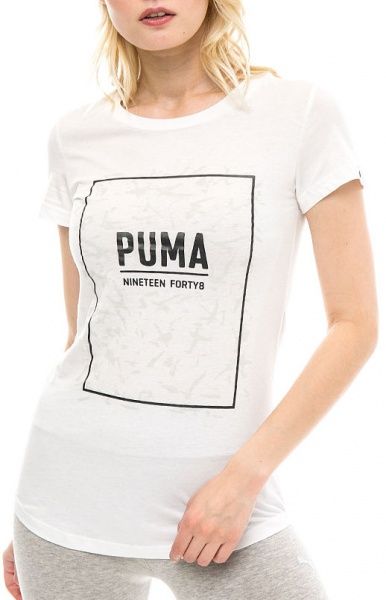 Футболка Puma FUSION Graphic Tee 85010702 2XS білий