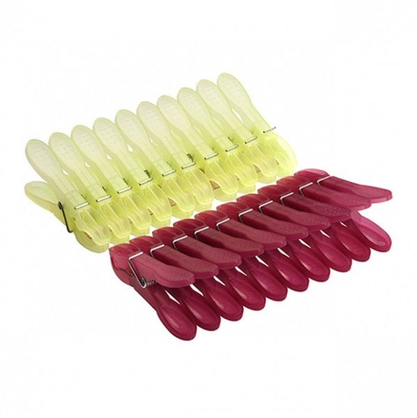 Прищіпки пластик НОВА 20 шт. MTM