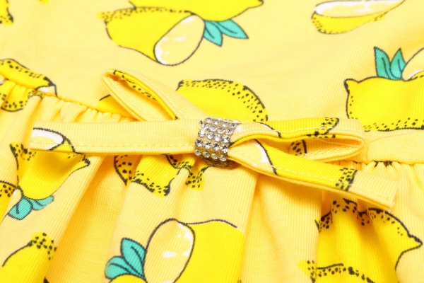 Платье Wanex 42156 р.116 желтый с рисунком 