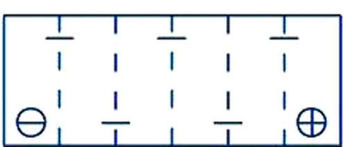 Акумулятор автомобільний Fiamm Black Titanium GR24 70 70Ah 540A 12V «+» праворуч (FIM 7905183)