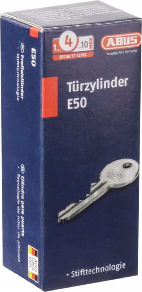 Цилиндр Abus E50 35x35 ключ-ключ 70 мм матовая латунь 2240631721013