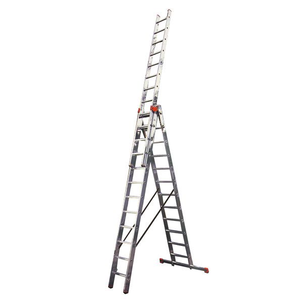 Драбина 3-секційна універсальна Krause Tribilo 3x14 (129727)