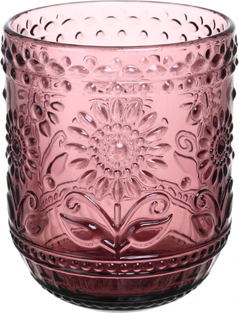 Стакан низкий Maxmark Sunflower сливовый 360 мл 1 шт.