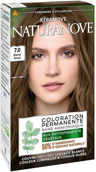 Фарба для волосся Keranove Naturanove Keranove Naturanove 7.0 блондин 145 мл