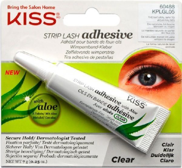 Клей для накладных ресниц Kiss с алоэ (KPLGL05) KPLGL05С 