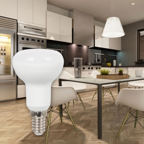 Лампа світлодіодна LightMaster LB-650 2 шт./уп. 8 Вт R50 матова E14 220 В 2700 К 