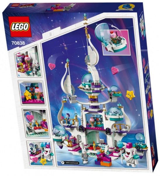 Конструктор LEGO Movie «Совсем не страшный» космический дворец королевы позерша-Яктоби 70838