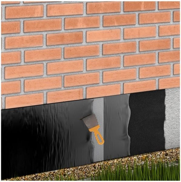 Мастика битумная TECHNONICOL Aquamast для фундамента 10 кг