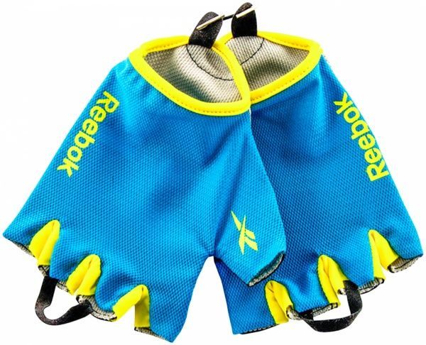 Перчатки для фитнеса Reebok RAGL-11134 р. L светло-голубой 