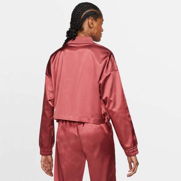 Свитшот Nike W NSW AIR TRK JKT SATIN BV4779-661 р. L оранжевый