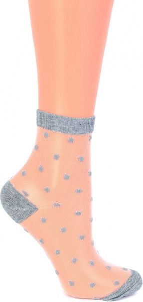 Носки женские Giulia WS2 CRISTAL 004 M р. 36-38 серый меланж 