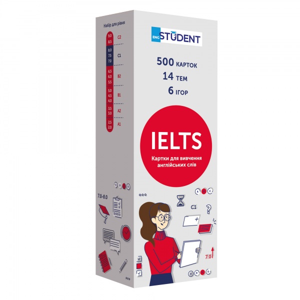 Карточки для изучения английских слов «IELTS» 978-617-7702-21-3