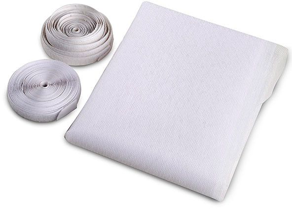 Сетка москитная на окна вставнаяна липучке Comfort Textile Group на липучке 1500х1300 мм белый