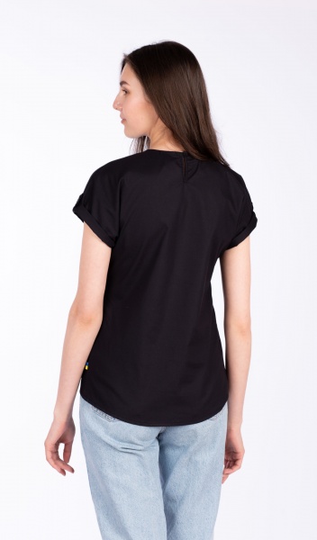 Блуза Едельвіка Тризуб р. M чорний 80-22/00