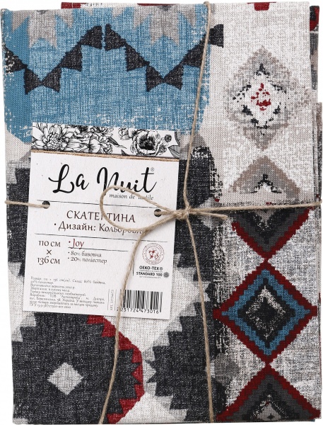 Скатерть Joy 110x136 см мульти La Nuit 