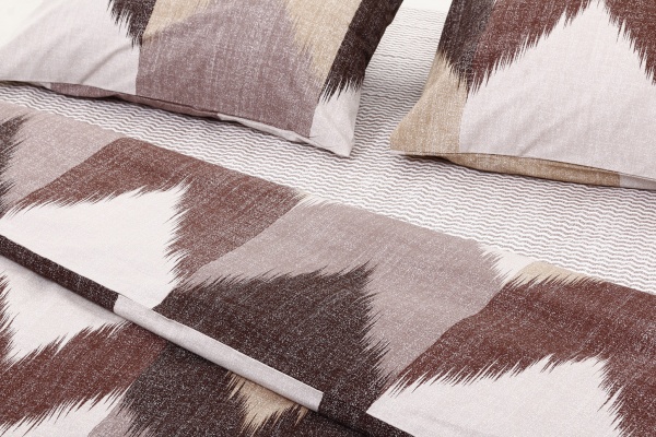 Комплект постельного белья Северное сияние 2 коричневый La Nuit (без простыни) 