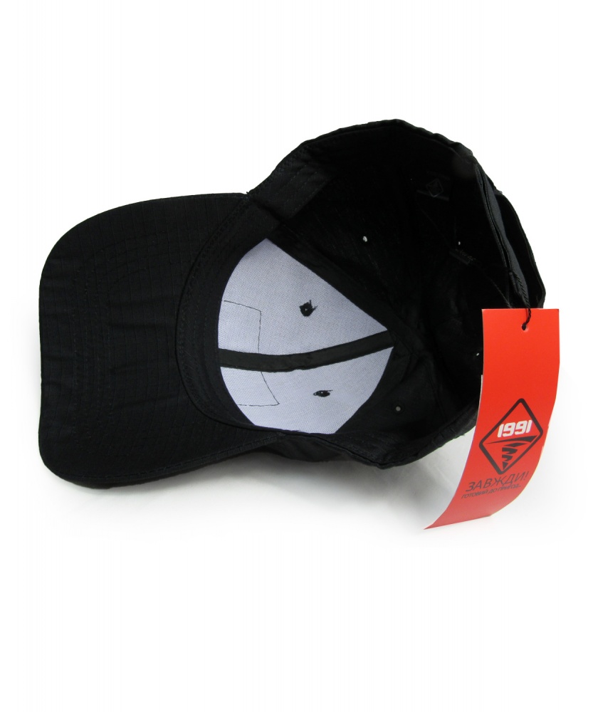 Кепка 1991 ТМ тактическая Rip-Stop; Black 34123-H-17-B черный