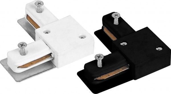 Соединитель угловой LightMaster для шинопровода однофазного 1 шт./уп. белый LD2001 