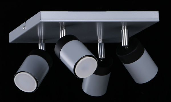 Спот Luminex Joker 4 9466 4x8 Вт GU10 сірий Joker 