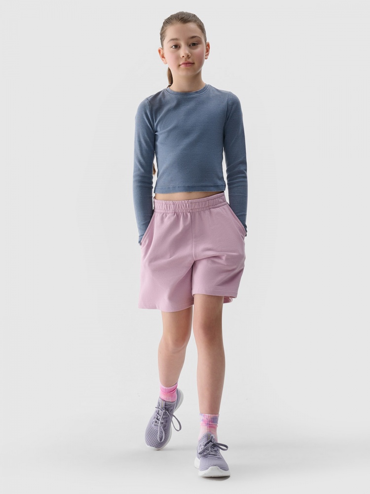 Лонгслив 4F LONGSLEEVE F430 4FJWSS25TLONF430-32S р.146 синий