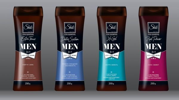 Гель для душу Шик Men X-Cool 3 в 1 250 мл