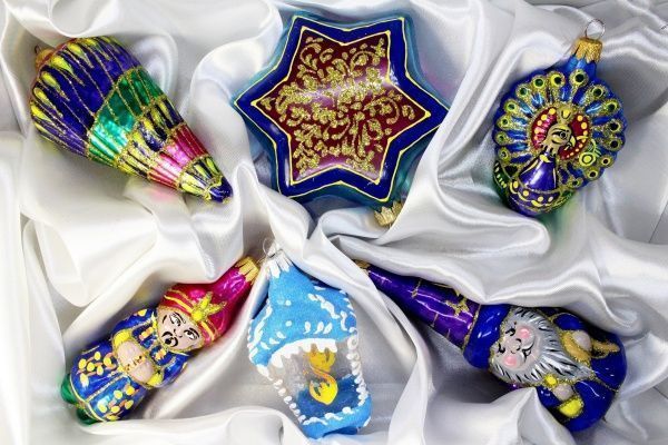 Набор елочных игрушек Восток 10 см 5 шт./уп. 