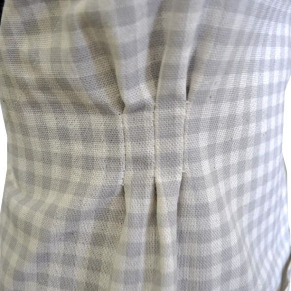 Фартук Bella Серая клеточка Прованс