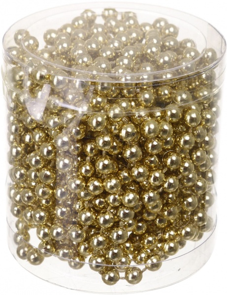 Бусы для елки 6 цветов 5 мм 6 м в ассортименте