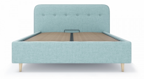 Кровать SOFYNO Бэлла Лаки 14 160x200 см мятный 