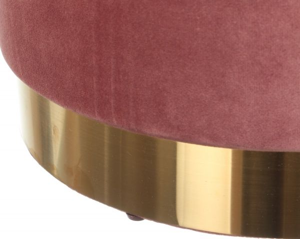 Сундук-пуф Francois 36х36х44 см роуз голд 