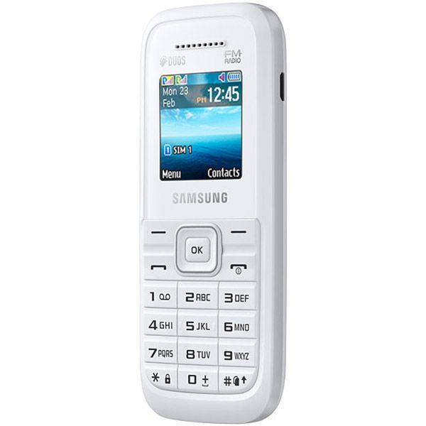 Телефон мобильный Samsung B110E DS white
