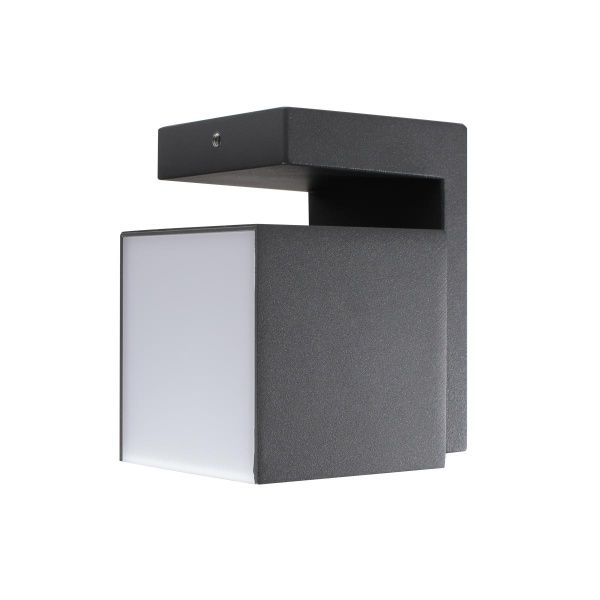 Світильник вуличний настінний LED 12 Вт IP54 сірий CUBA 5193803118 