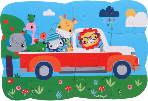 Бебі-пазли Fisher Price А5 Весела поїздка VT3205-97